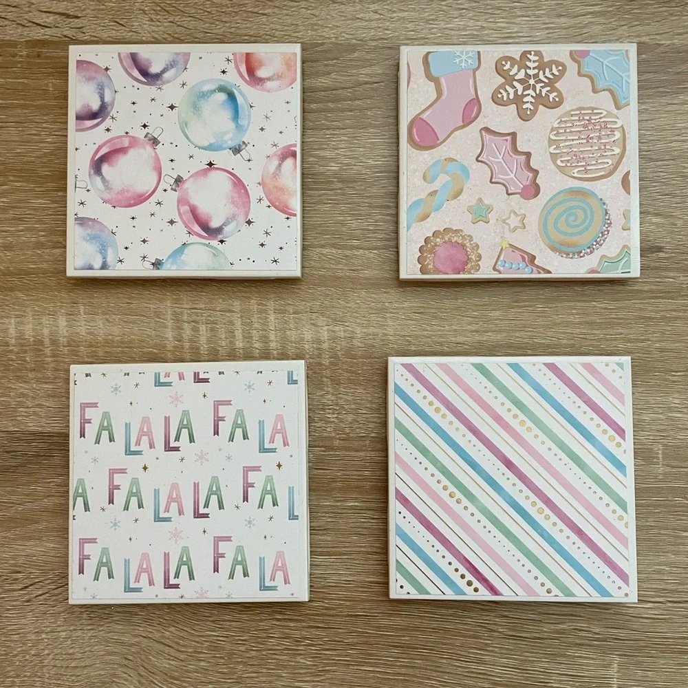 Holiday- Set‎ of 4 Handmade Holiday Coasters